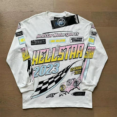 Hellstar Motorsports 2023 White Long Sleeve Tee