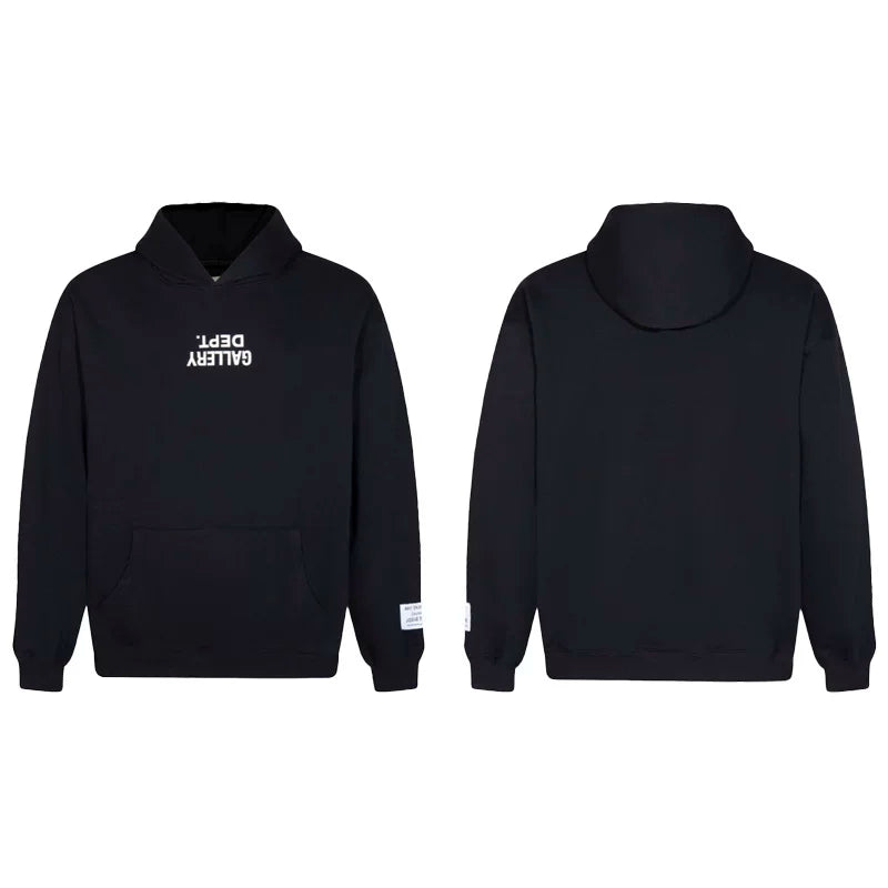 GALLERY DEPT小众潮牌字母印花男女连帽高街宽松套头卫衣帽衫 (16)