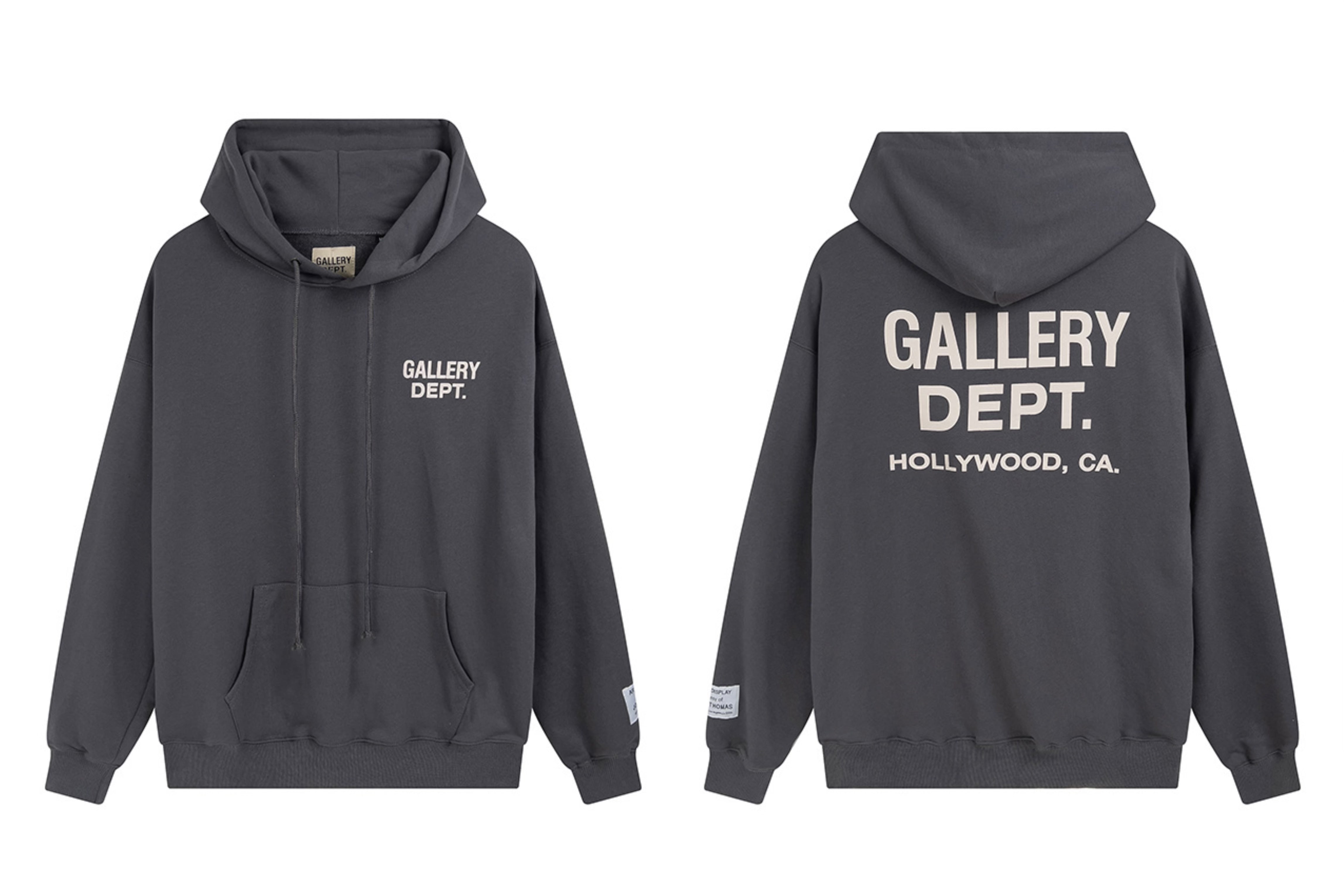 Gallery Dept. Charcoal Hollywood Souvenir Hoodie