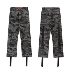 Hellstar Camo Cargo Pants with Straps brown