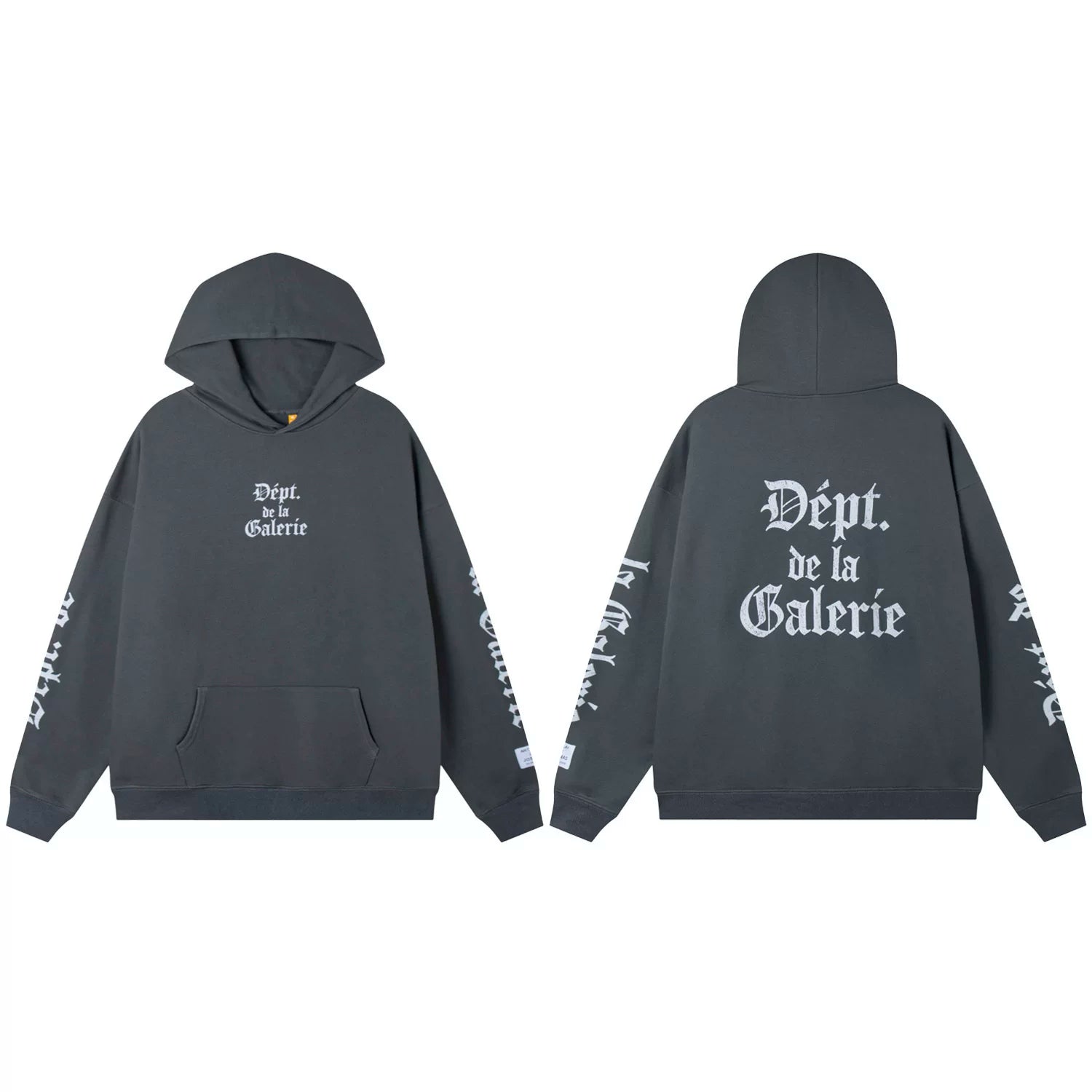 Gallery Dept. Charcoal French Gothic Logo Hoodie