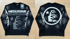 Hellstar Sports Vintage Long Sleeve Tee - Black