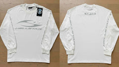 Hellstar Minimalist Logo Long Sleeve Tee - White