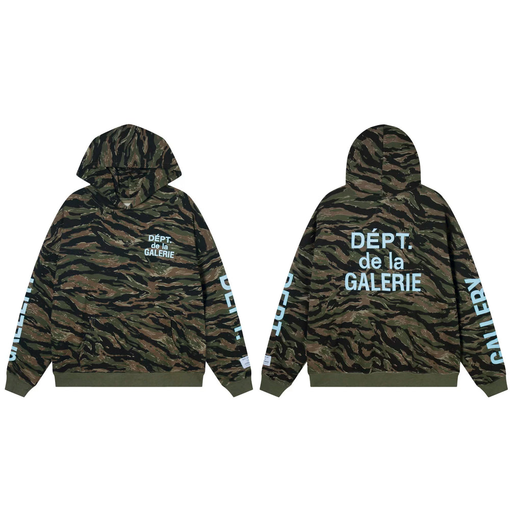 Gallery Dept. Tiger Camo French Logo Hoodie