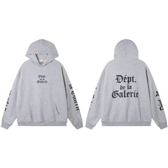 Gallery Dept. Charcoal French Gothic Logo Hoodie