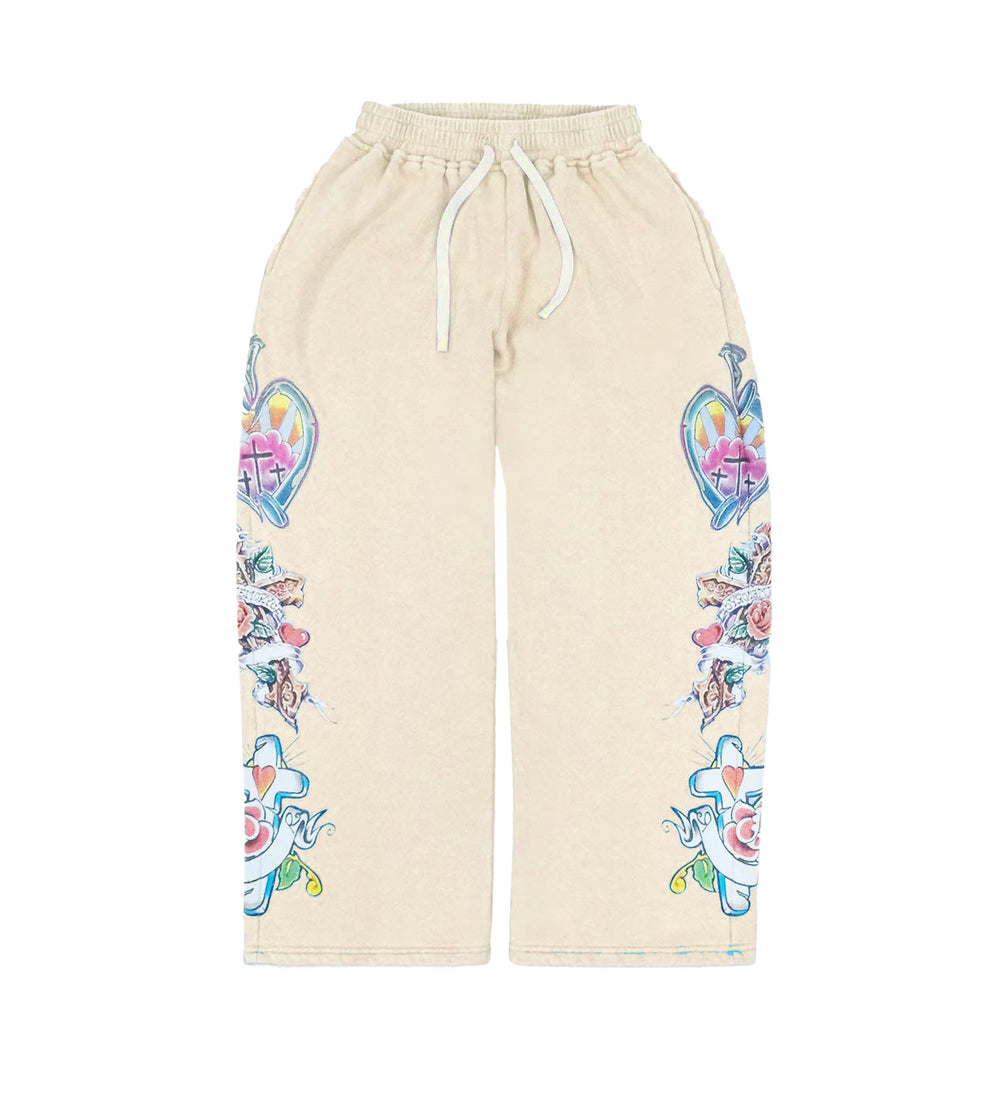 Righteous Risen King Sweatpants Cream