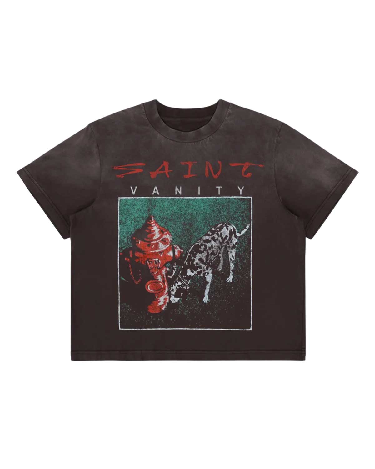 Saint Vanity Dalmatian Tee Vintage Black